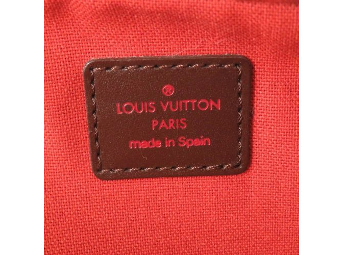 Borsa a tracolla Geronimos Damier Ebene di Louis Vuitton - vista 8