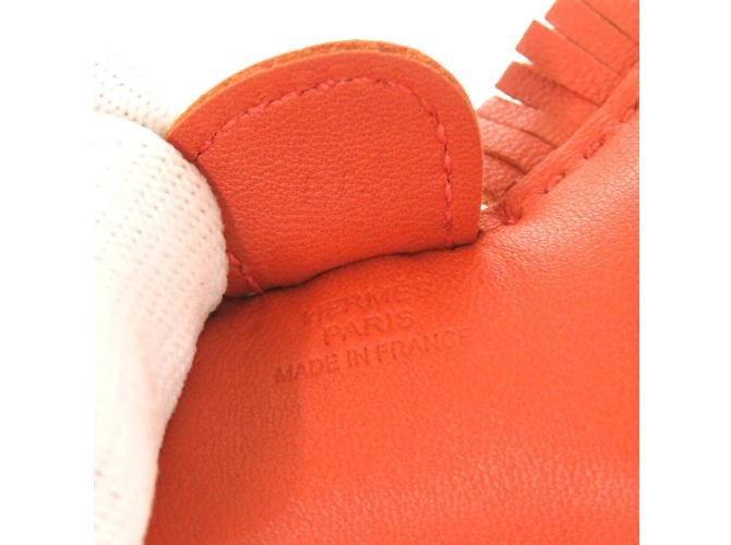 Charm per borsa Anjou Milo Saw Carnelian Rodeo PM di Hermès Rosso - vista 4