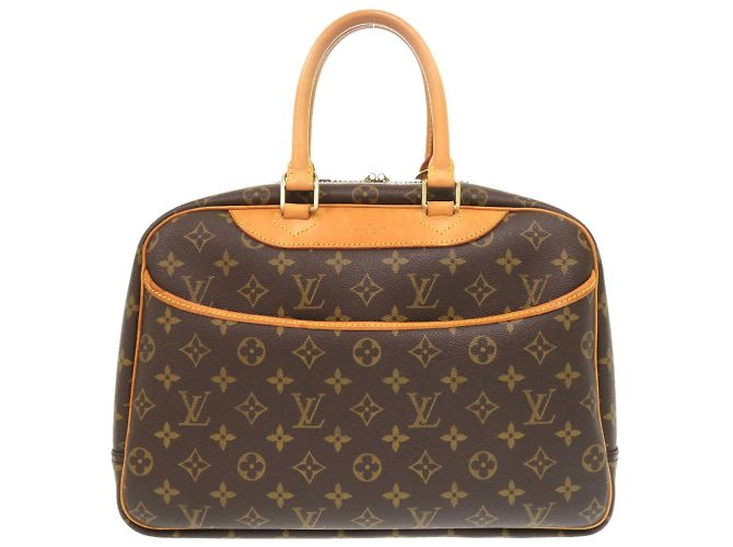 Borsa a mano Monogram Deauville Louis Vuitton Marrone - vista 2
