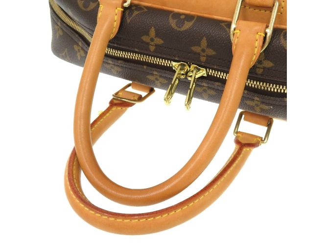 Borsa a mano Monogram Deauville Louis Vuitton Marrone - vista 6