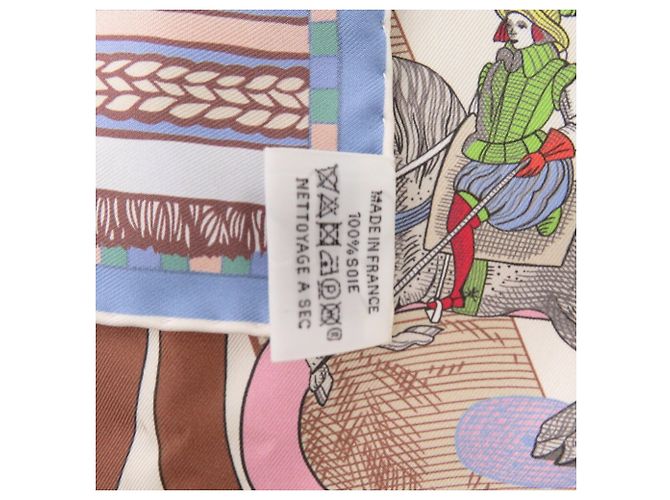 Foulard in seta Hermès Carre 90 Double Face Passades e Serpentines - vista 5
