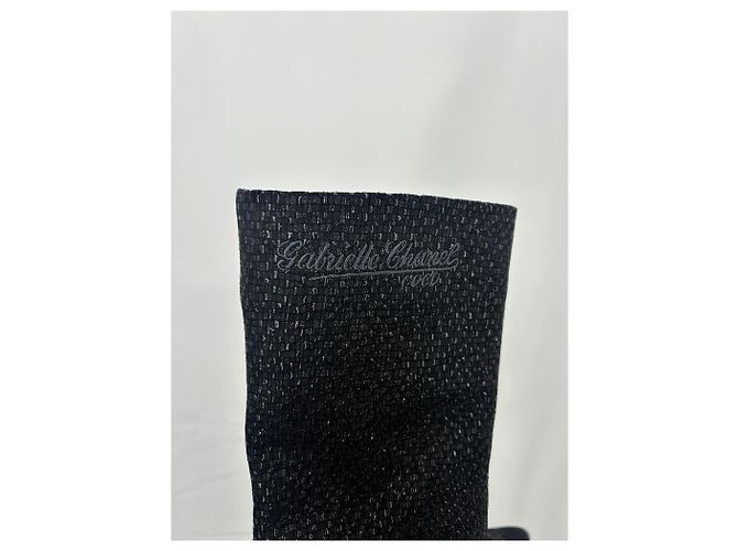 Chanel Stivali Gabrielle Nero Argento - vista 3
