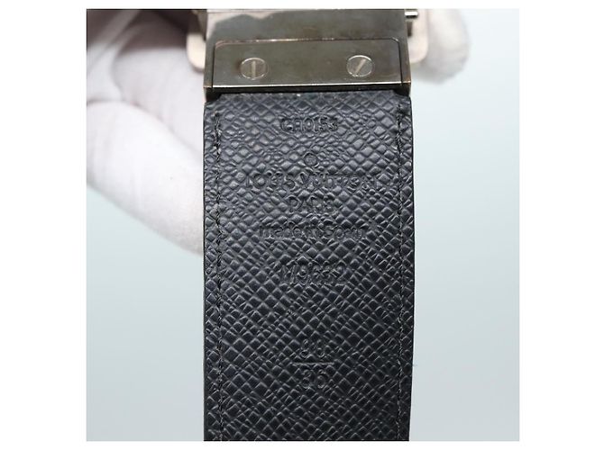 LOUIS VUITTON Cintura Amban Tour Damier Graphite M9632V LV Auth ki4850 Damier ebene - vista 11