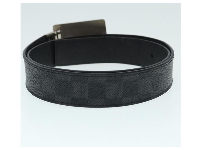 LOUIS VUITTON Cintura Amban Tour Damier Graphite M9632V LV Auth ki4850 Damier ebene - vista 4