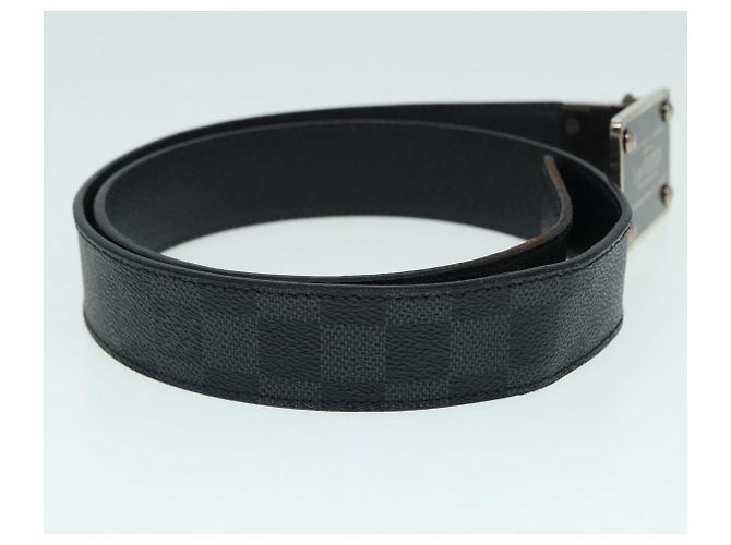 LOUIS VUITTON Cintura Amban Tour Damier Graphite M9632V LV Auth ki4850 Damier ebene - vista 5