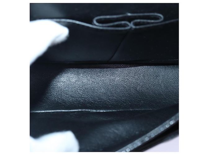 CHANEL Borsa a Spalla Matelassé in Pelle Nera con Catena Dorata CC Auth 88183 Nero D'oro - vista 10