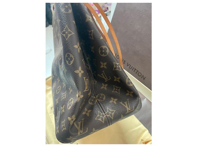 Louis Vuitton Neverfull Mittelmodell Dunkelbraun - Ansicht 18