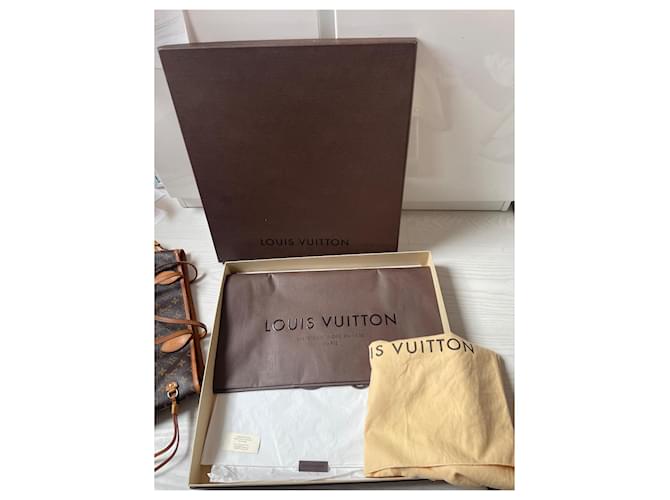 Louis Vuitton Neverfull Mittelmodell Dunkelbraun - Ansicht 20