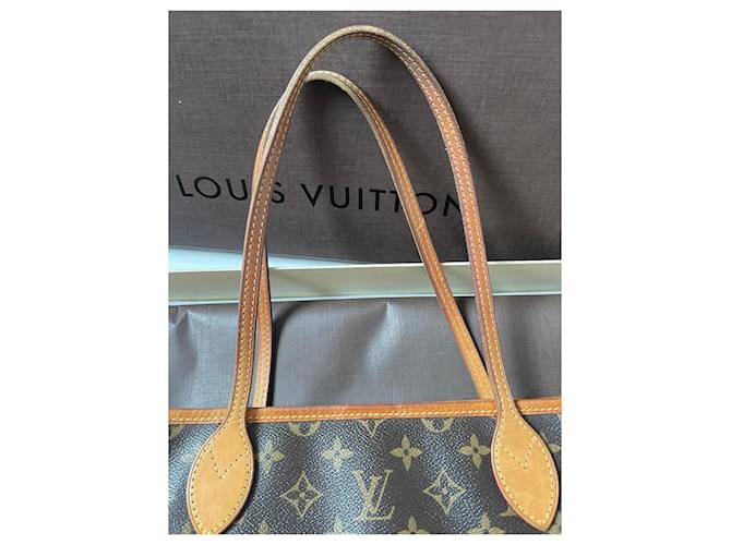 Louis Vuitton Neverfull Mittelmodell Dunkelbraun - Ansicht 6