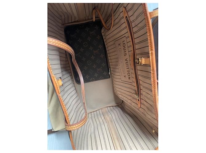 Louis Vuitton Neverfull Mittelmodell Dunkelbraun - Ansicht 8