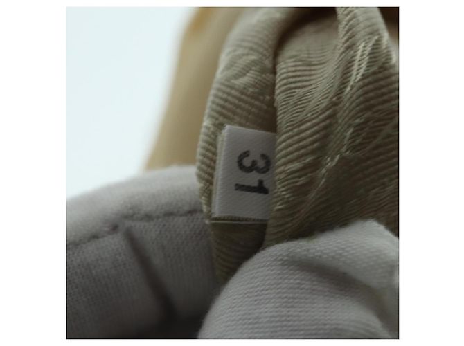 Pochette Prada Nylon Beige Argento Auth ki4892 - vista 12