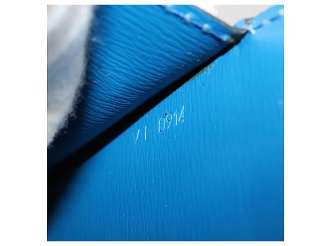 LOUIS VUITTON Borsa a Spalla Capuchin Epi Blu M52345 LV Auth ep5571 - vista 12