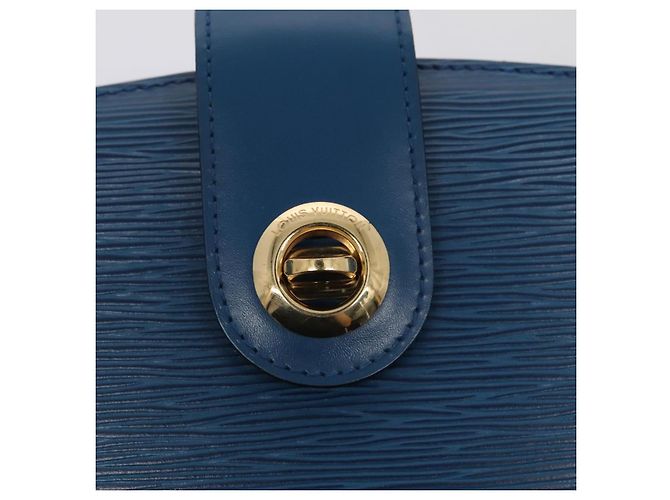 LOUIS VUITTON Borsa a Spalla Capuchin Epi Blu M52345 LV Auth ep5571 - vista 18