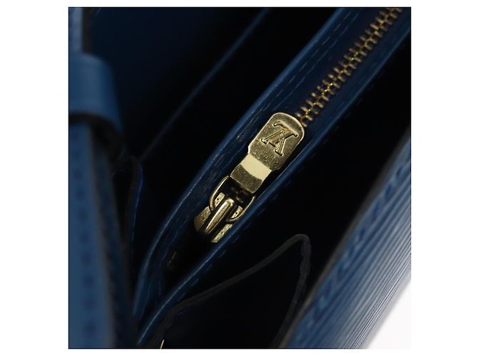 LOUIS VUITTON Borsa a Spalla Capuchin Epi Blu M52345 LV Auth ep5571 - vista 22