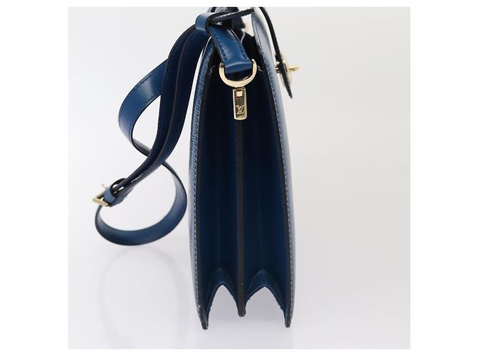 LOUIS VUITTON Borsa a Spalla Capuchin Epi Blu M52345 LV Auth ep5571 - vista 4