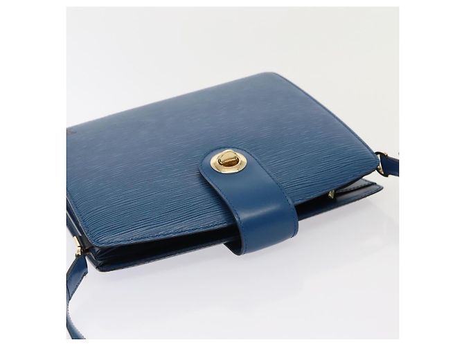 LOUIS VUITTON Borsa a Spalla Capuchin Epi Blu M52345 LV Auth ep5571 - vista 6
