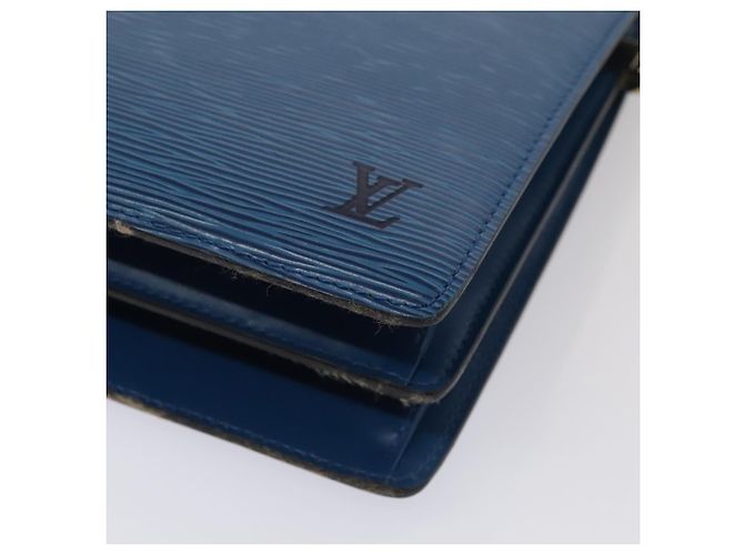 LOUIS VUITTON Borsa a Spalla Capuchin Epi Blu M52345 LV Auth ep5571 - vista 8