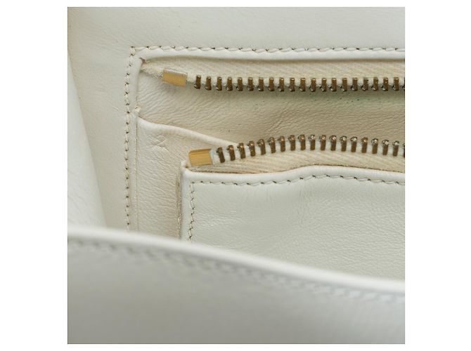 Hermès Sac HERMES Constance en Cuir Blanc - 100707 - vue 7