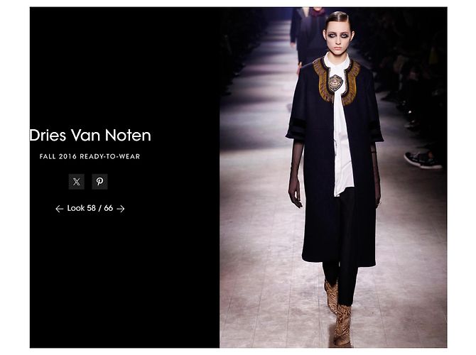 Dries Van Noten Fall 2016 - view 10