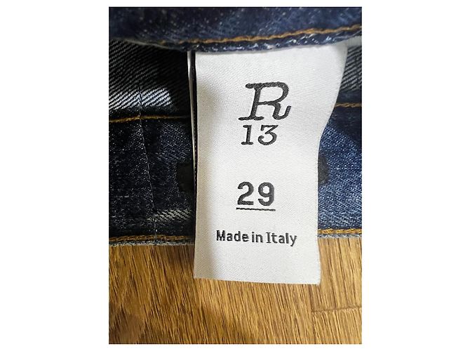 Jeans rectos slim ALICE R13 Azul - vista 8