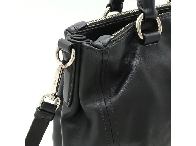 Tote Borsa a mano in pelle morbida Prada - vista 9