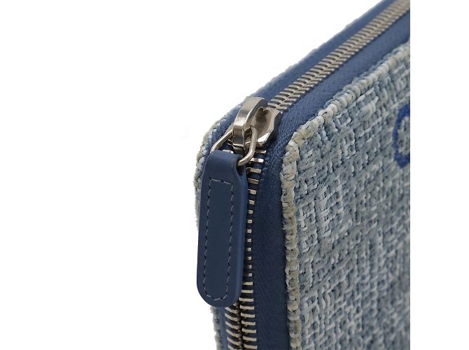 Cartera larga Chanel Deauville Azul - vista 5