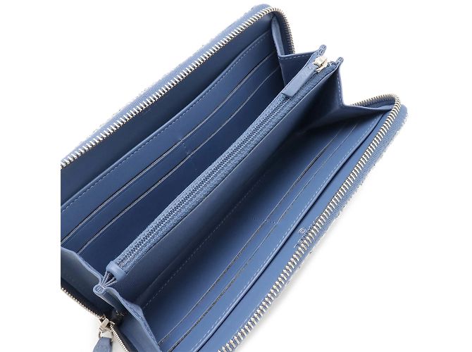 Cartera larga Chanel Deauville Azul - vista 6