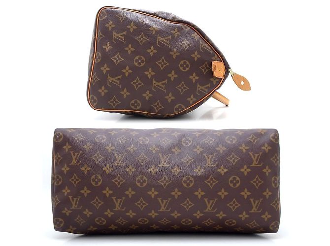Borsa Louis Vuitton Monogram Speedy 40 Marrone Monogramma - vista 2