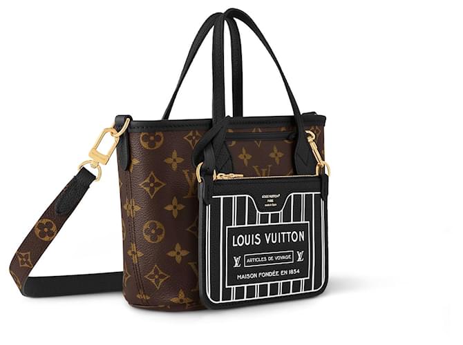Louis Vuitton LV Neverfull Inside Out BB nero - vista 2