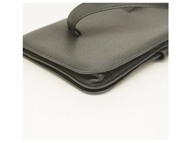 Hermès Borsa a vita Hermes Dogon Togo Nera Nero - vista 12