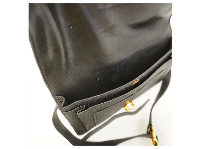 Hermès Borsa a vita Hermes Dogon Togo Nera Nero - vista 13