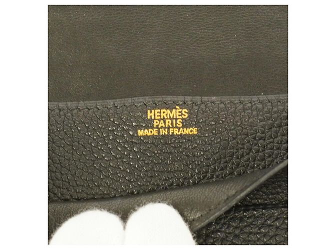 Hermès Borsa a vita Hermes Dogon Togo Nera Nero - vista 5