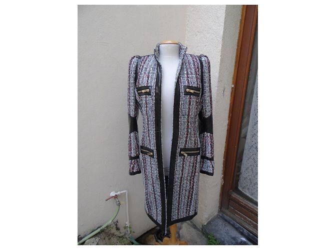 Cappotto Alexandre Vauthier in Tweed Multicolore - vista 10