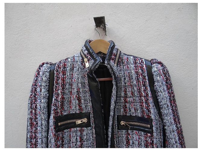 Cappotto Alexandre Vauthier in Tweed Multicolore - vista 4