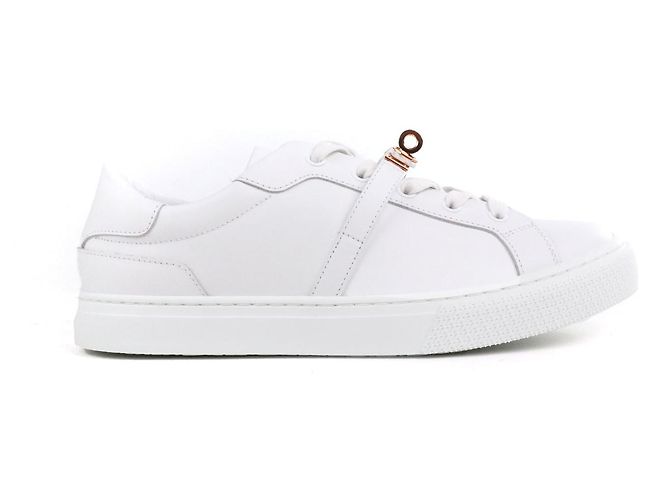 Kelly Hermès HERMES  Tênis T.EU 39 Couro Branco - vista 2