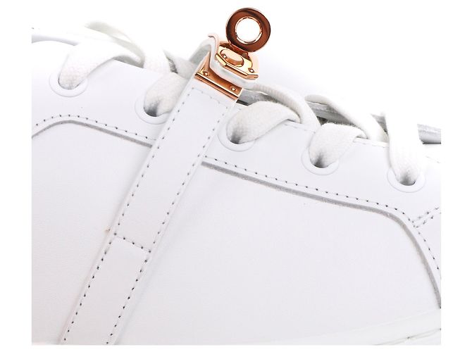 Kelly Hermès HERMES  Tênis T.EU 39 Couro Branco - vista 3