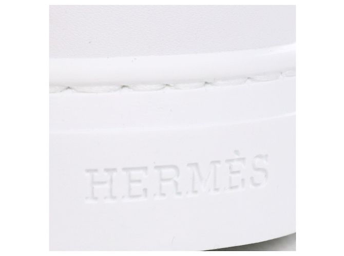 Kelly Hermès HERMES  Tênis T.EU 39 Couro Branco - vista 8