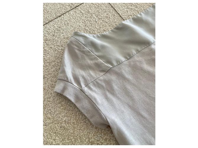 top en beige bimatérial Adolfo Dominguez talla 36-38 - vista 8