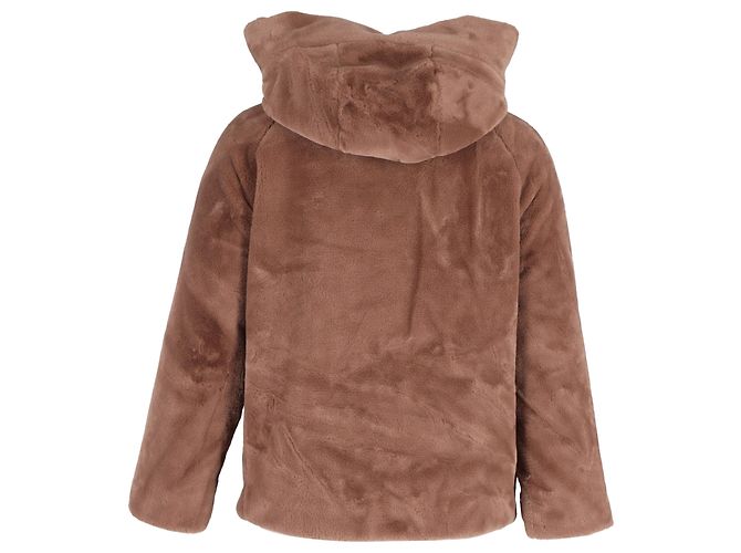 Herno Fleece-Hoodie aus braunem Polyester Rot - Ansicht 3