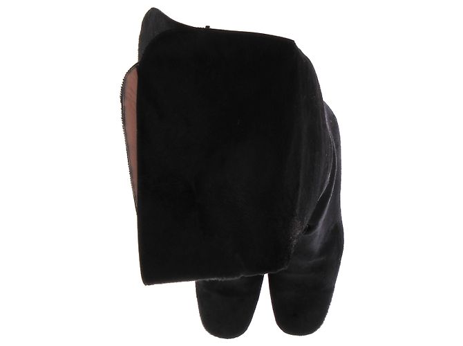 Botas Alaïa T.EU 37 de piel de ternera estilo pony Negro - vista 5
