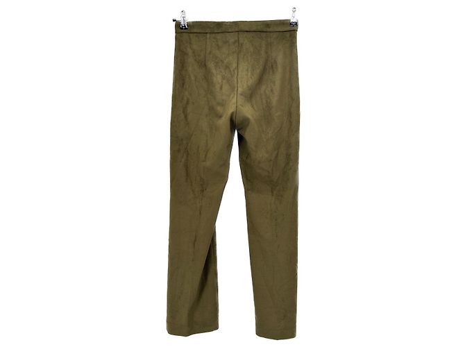 Autre Marque Unsignierte Hose T.IT 38 Polyester Khaki - Ansicht 2
