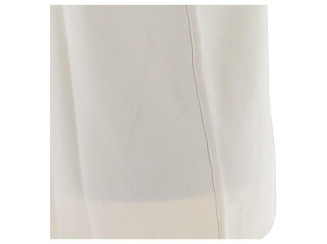 Céline CELINE Tops T.FR 38 Viscosa Blanco - vista 5