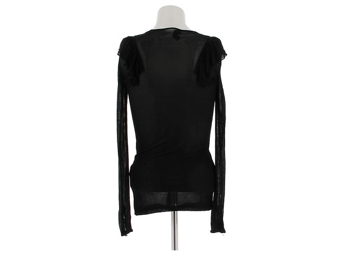 Burberry tops T.FR 38 Viscosa Negro - vista 2