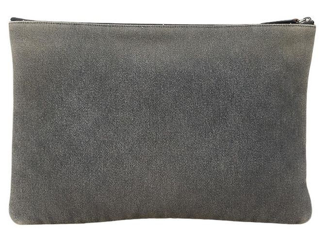 Cambon Borsa a mano con paillettes Chanel Deauville Marrone - vista 3
