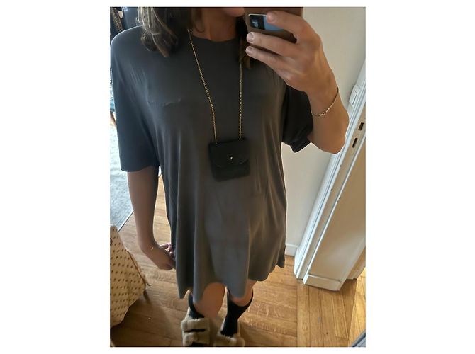 Borsa a mano Chanel in seta nera Nero - vista 11