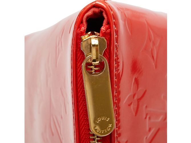 Borsa Louis Vuitton Monogram Vernis Bellevue PM Rosso - vista 7