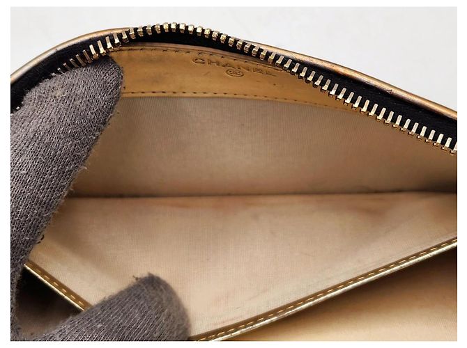 Trendy CC Cartera larga acolchada Chanel Negro - vista 18
