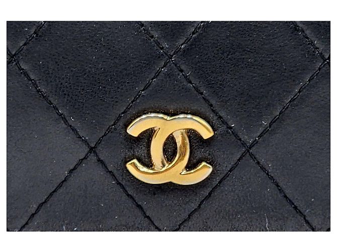 Trendy CC Cartera larga acolchada Chanel Negro - vista 7