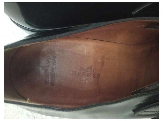 Hermès calfskin loop derby Black - view 5
