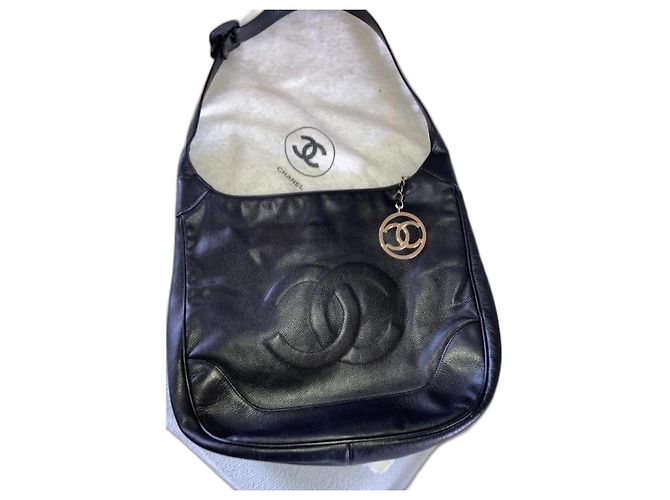 Borsa Chanel in pelle nera Nero - vista 2